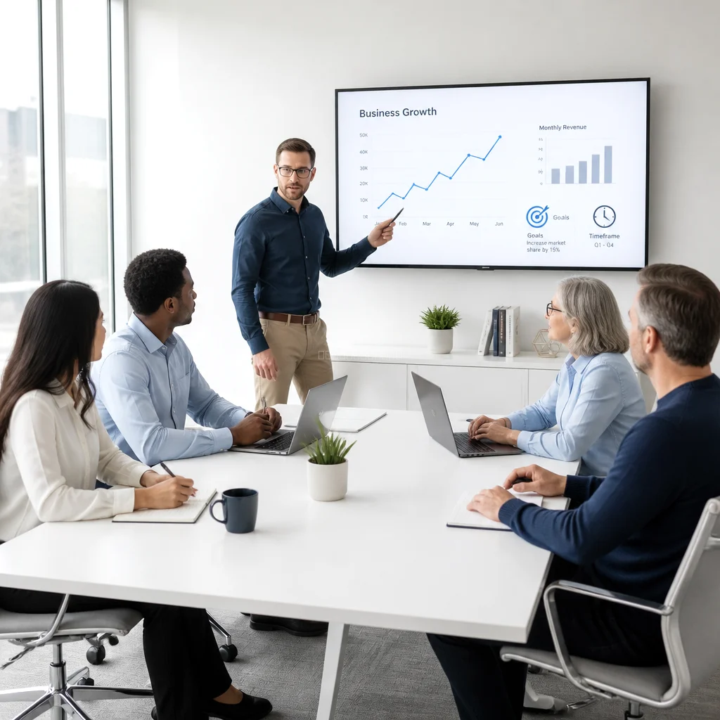 Business Coaching Sitzung mit Führungskraft